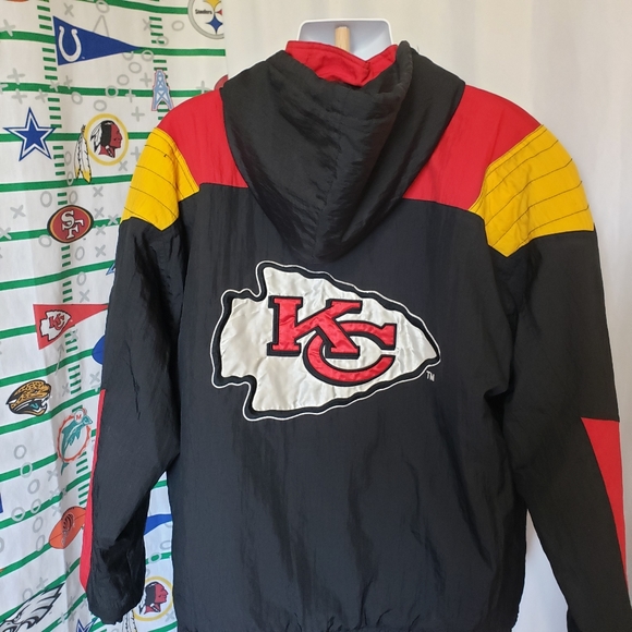 Kansas City Chiefs Starter Jacket NFL Pro Line L - Picture 2 of 9